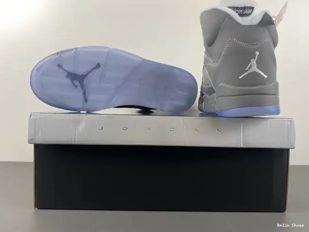 Bmlin Shoes Air Retro Wolf Grey Jordan 5 136027-005 0623